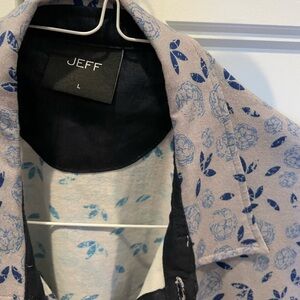 Men’s short sleeve button down with stretch fit